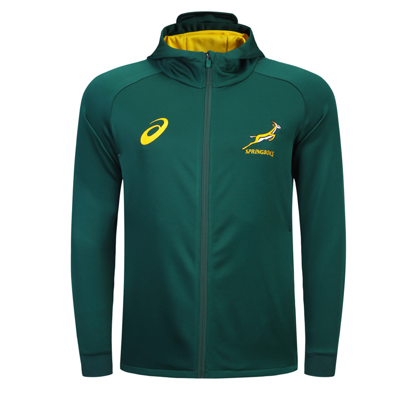 South Africa Springbok Rugby Hooded 2018 Jacket - RUGBYSTORE