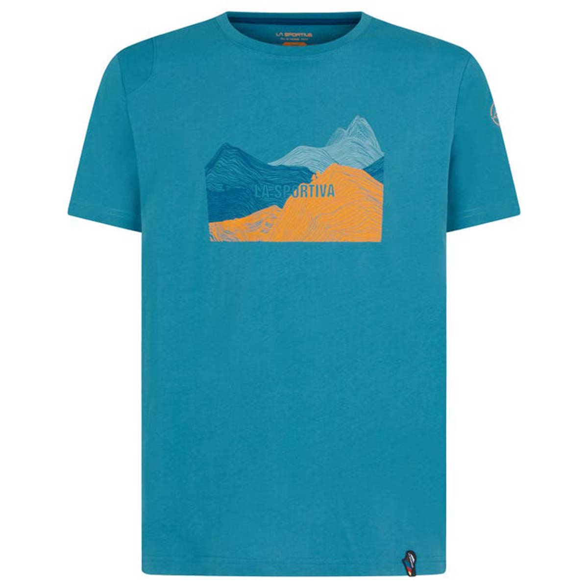 La Sportiva Mountwave Mens Climbing T-Shirt Blue