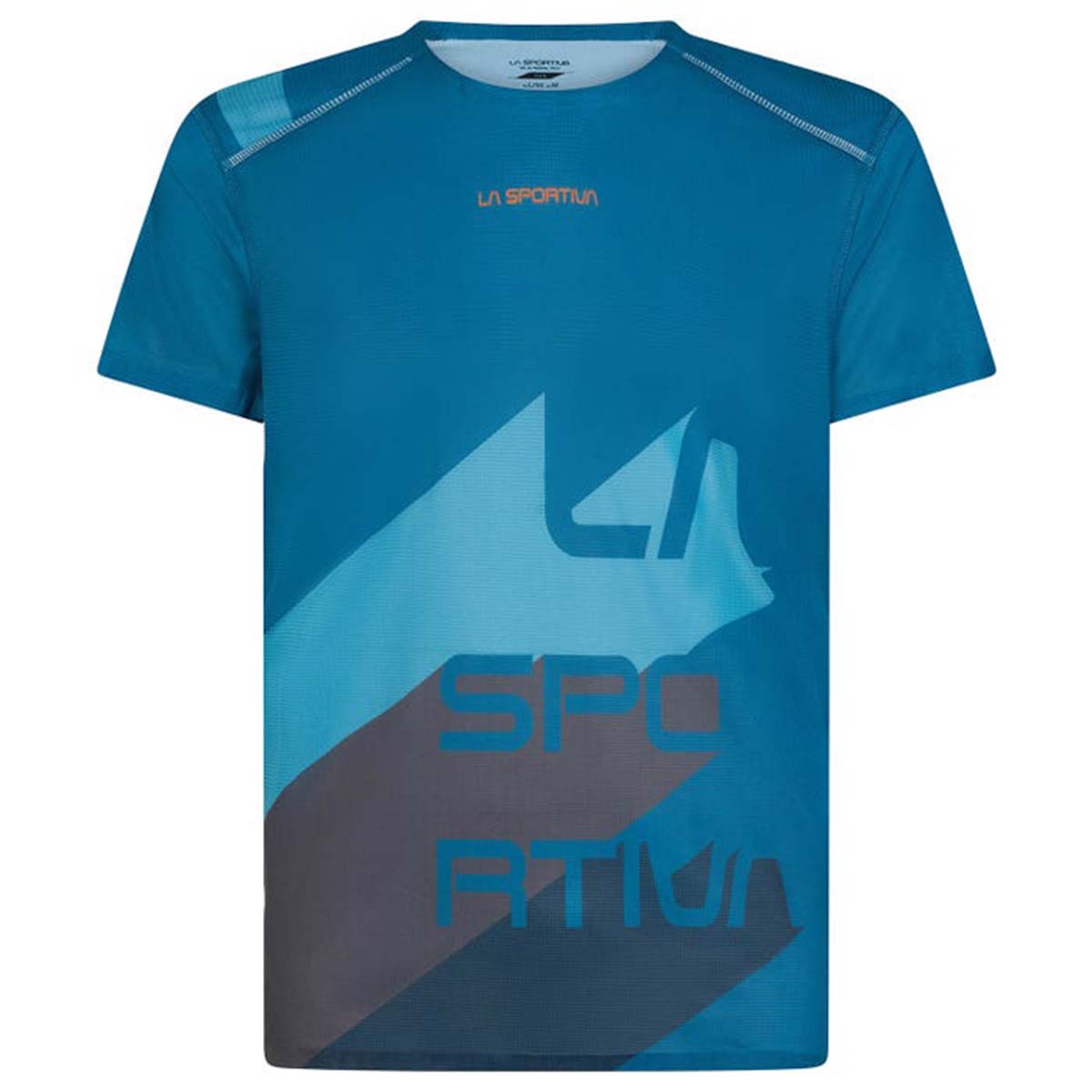 La Sportiva Stream Mens Running T-Shirt Blue