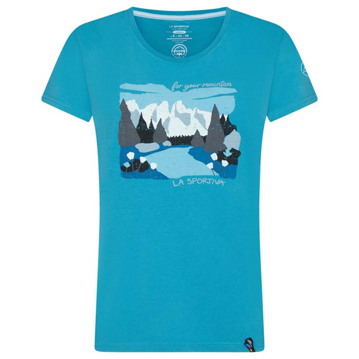 La Sportiva Valley Womens Climbing T-Shirt Blue