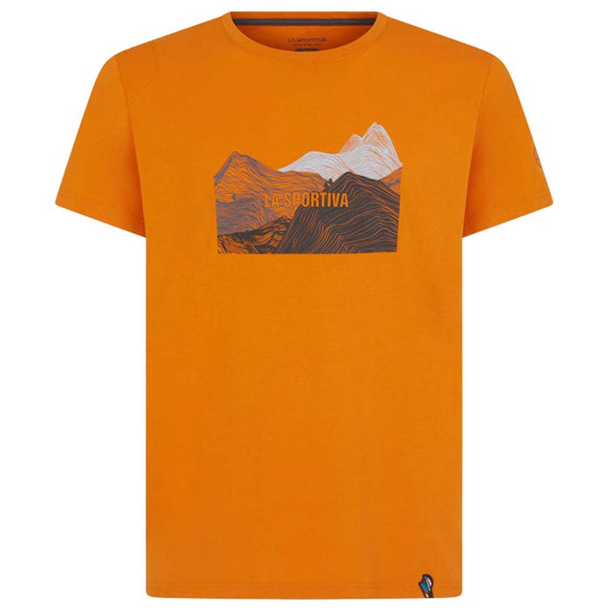 La Sportiva Mountwave Mens Climbing T-Shirt Orange