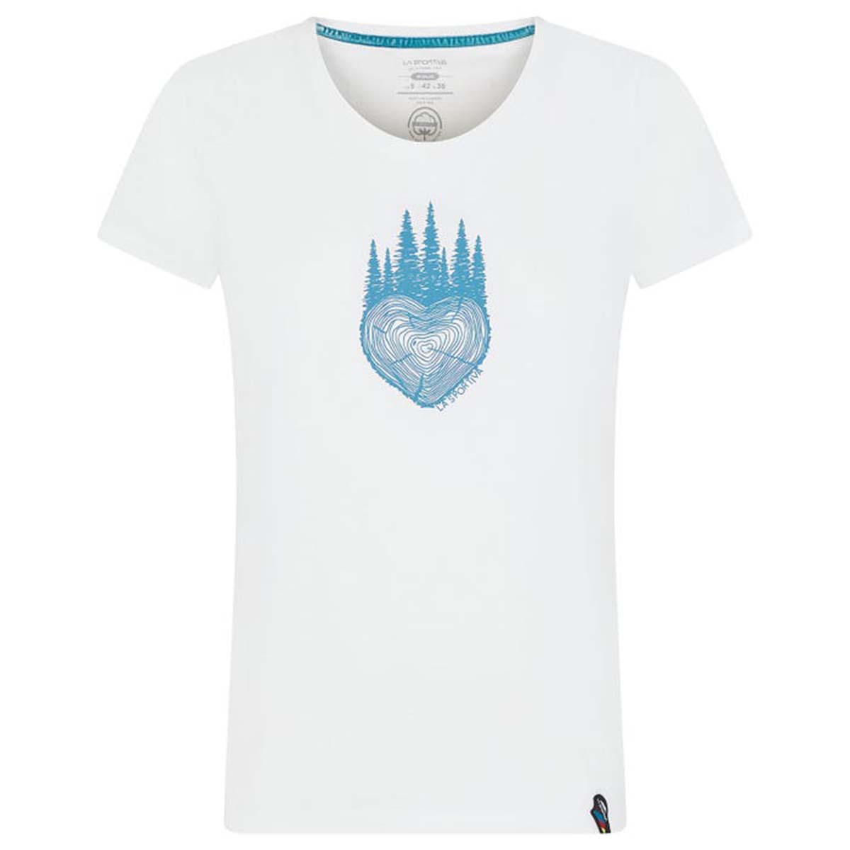 La Sportiva Wild Heart Womens Climbing T-Shirt White
