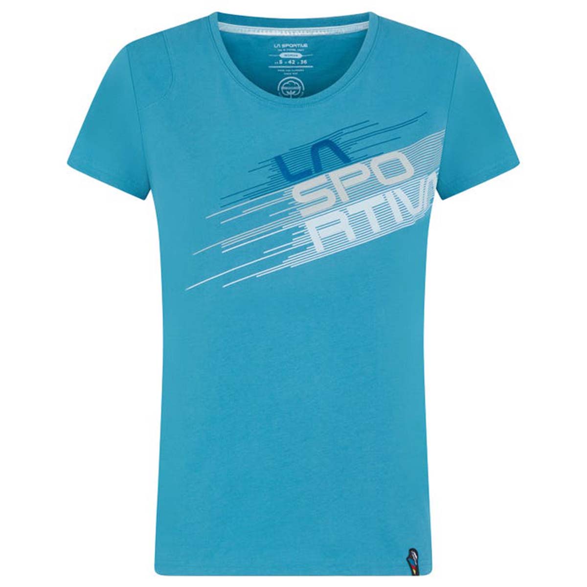 La Sportiva Stripe Evo Womens Climbing T-Shirt Blue