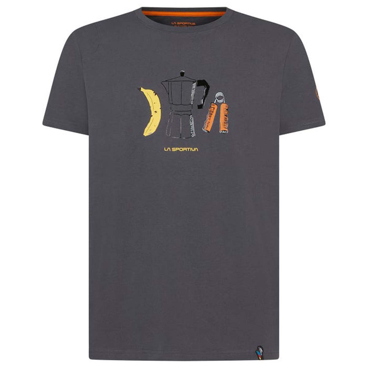 La Sportiva Breakfast Mens Climbing T-Shirt Grey
