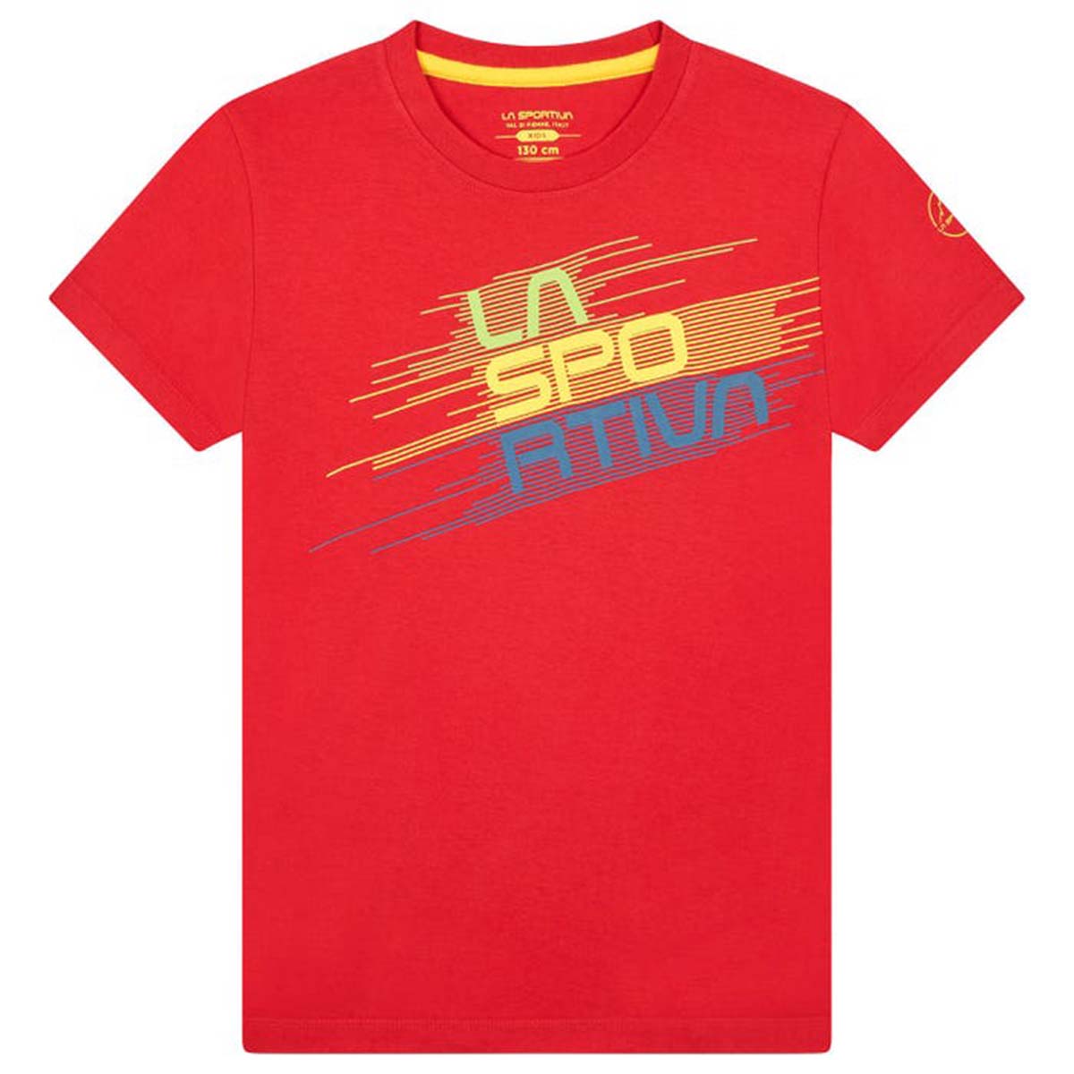 La Sportiva Stripe Evo Kids Climbing T-Shirt Red