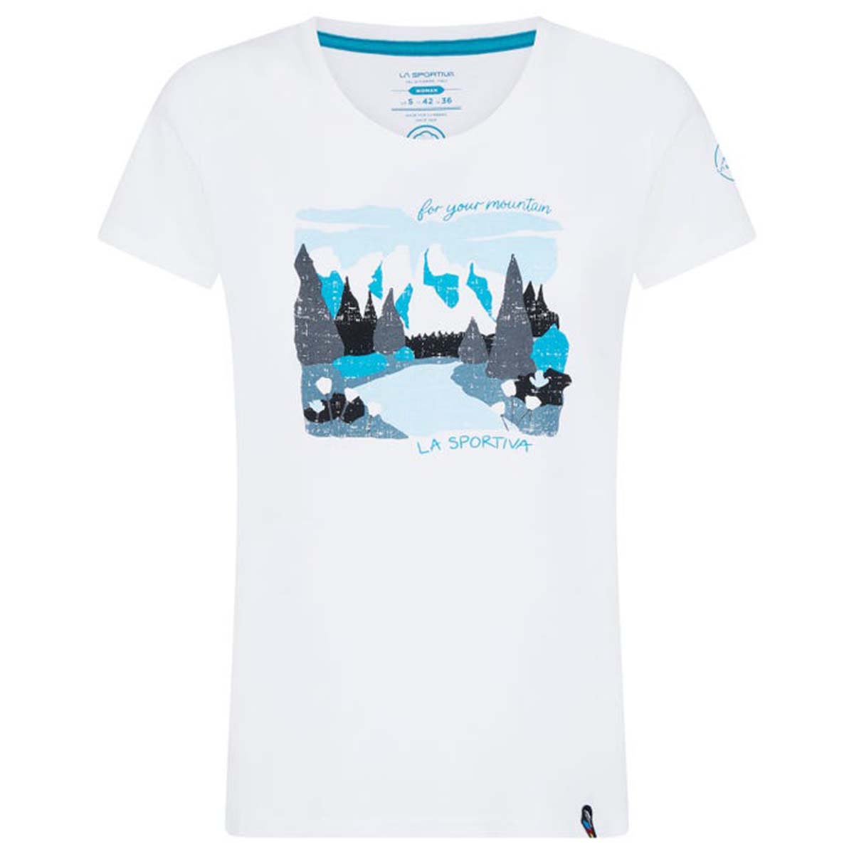 La Sportiva Valley Womens Climbing T-Shirt White