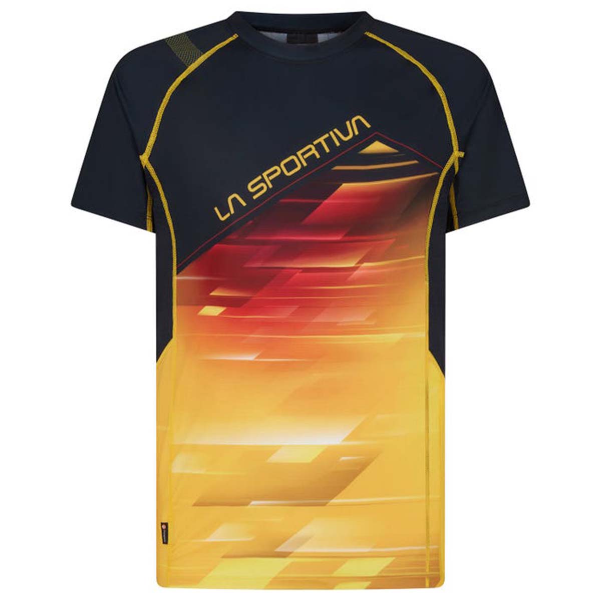 La Sportiva Wave Mens Running T-Shirt Black