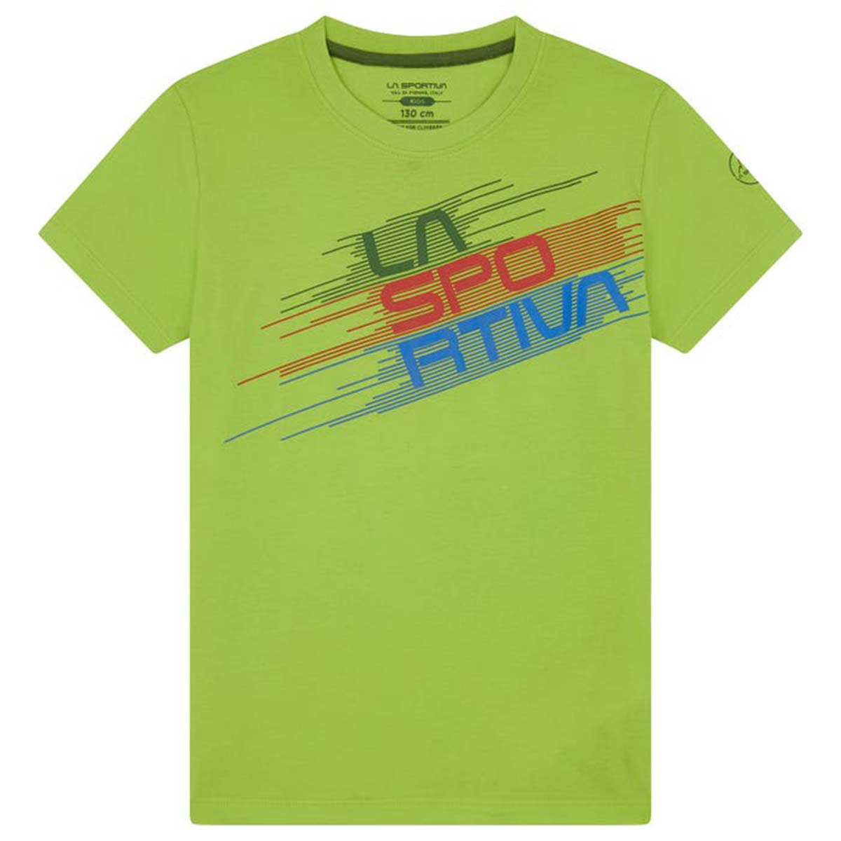 La Sportiva Stripe Evo Kids Climbing T-Shirt Green