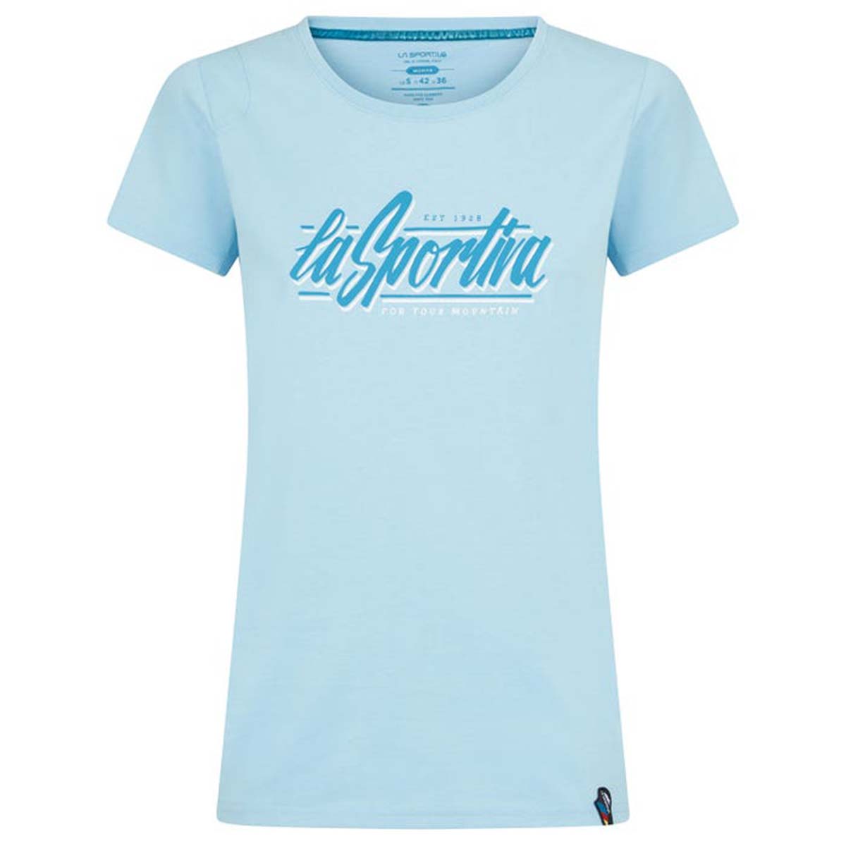 La Sportiva Retro Womens Climbing T-Shirt Blue