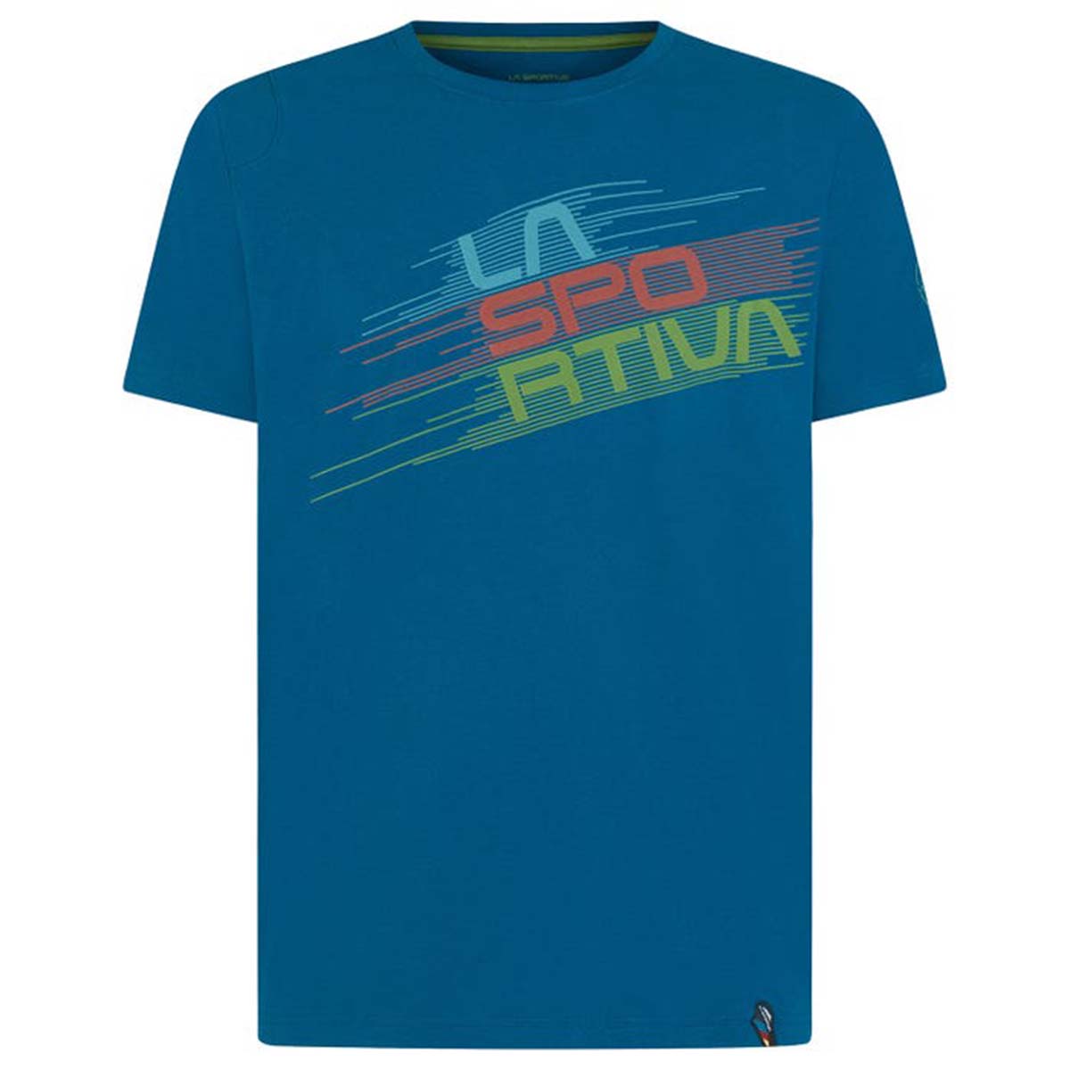 La Sportiva Stripe Evo Mens Climbing T-Shirt Blue