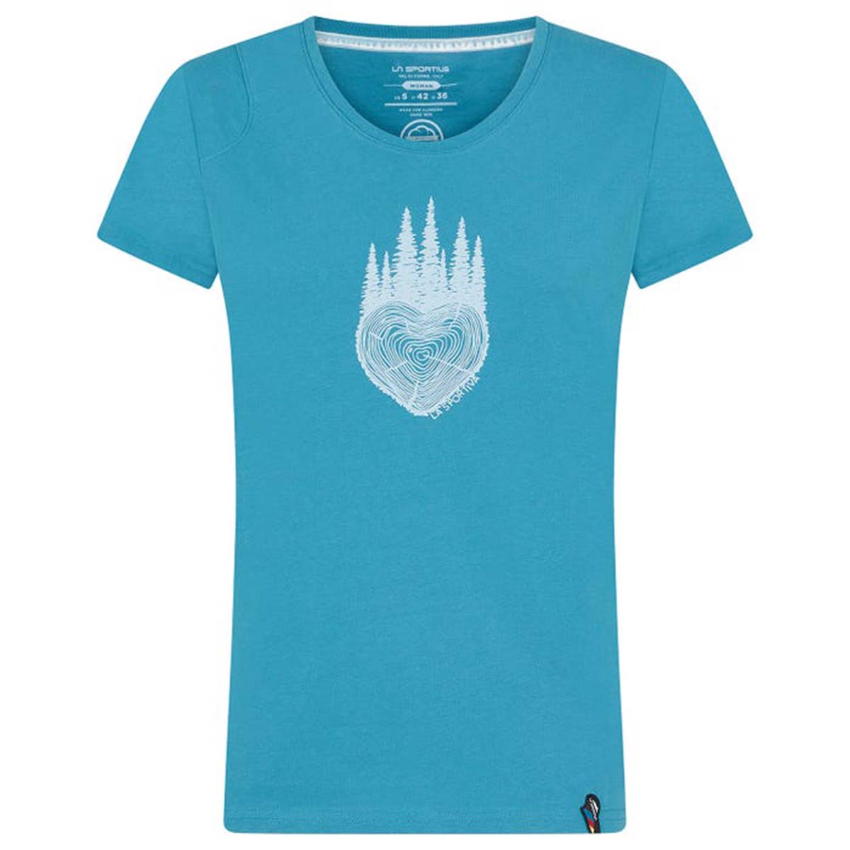La Sportiva Wild Heart Womens Climbing T-Shirt Blue
