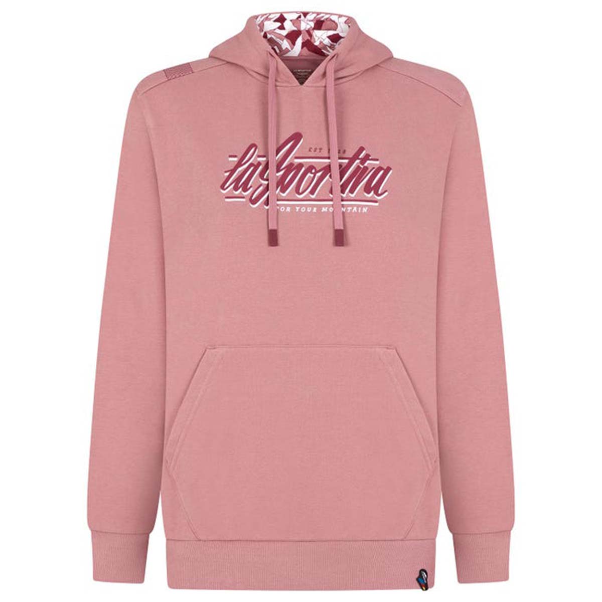 La Sportiva Retro Womens Climbing Hoodie Pink
