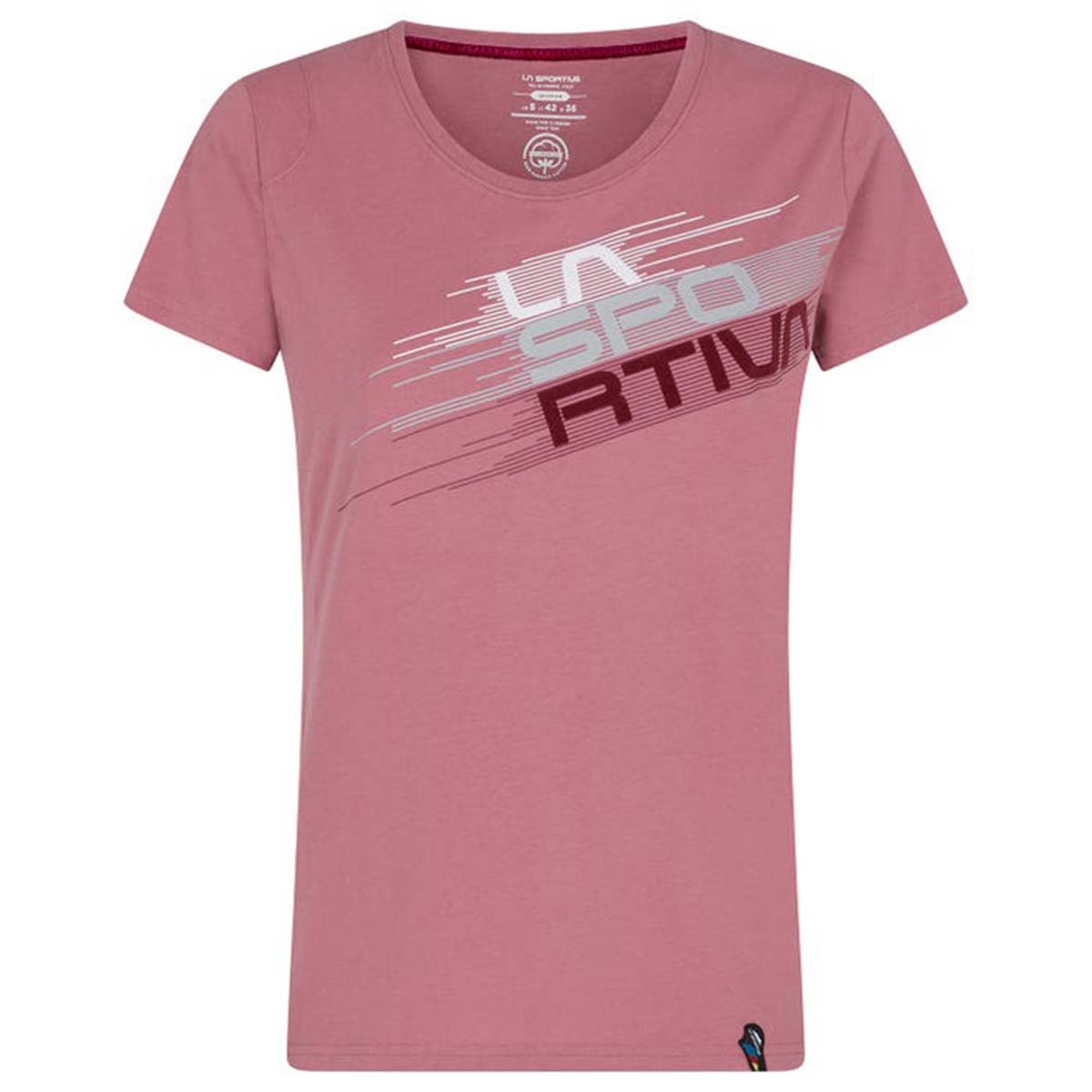 La Sportiva Stripe Evo Womens Climbing T-Shirt Pink