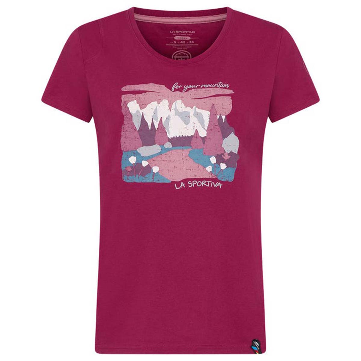 La Sportiva Valley Womens Climbing T-Shirt Purple