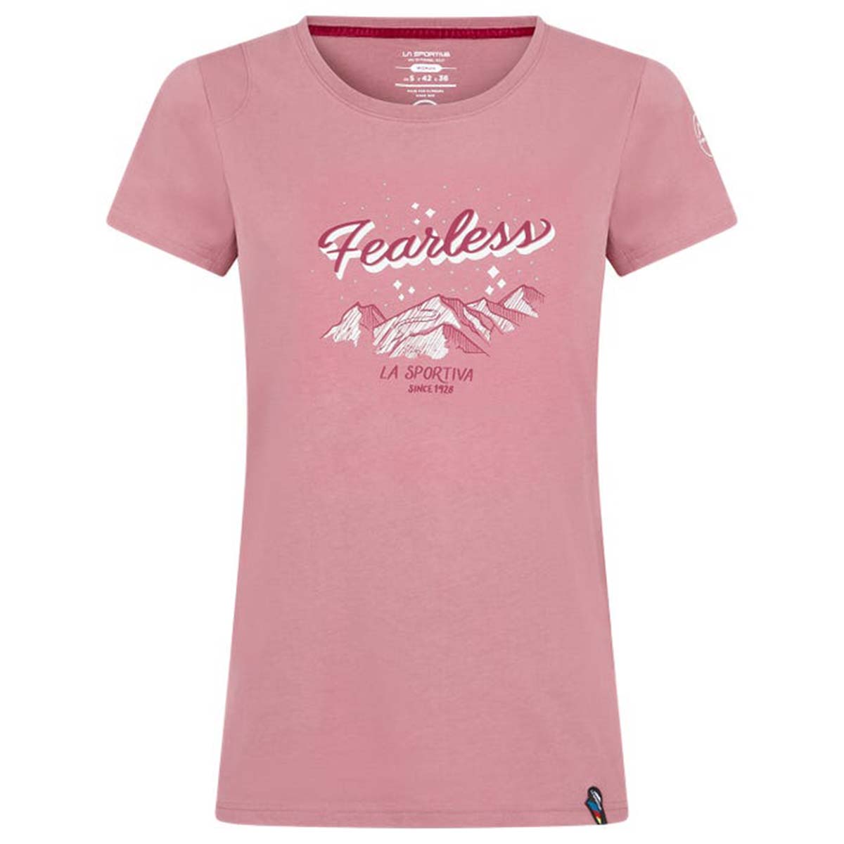 La Sportiva Fearless Womens Climbing T-Shirt Pink