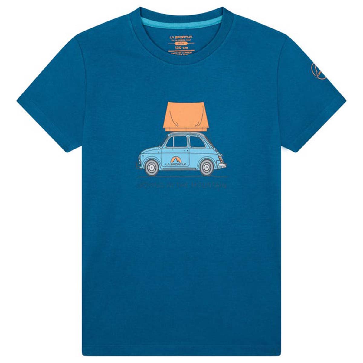 La Sportiva Cinquecento Kids Climbing T-Shirt Blue