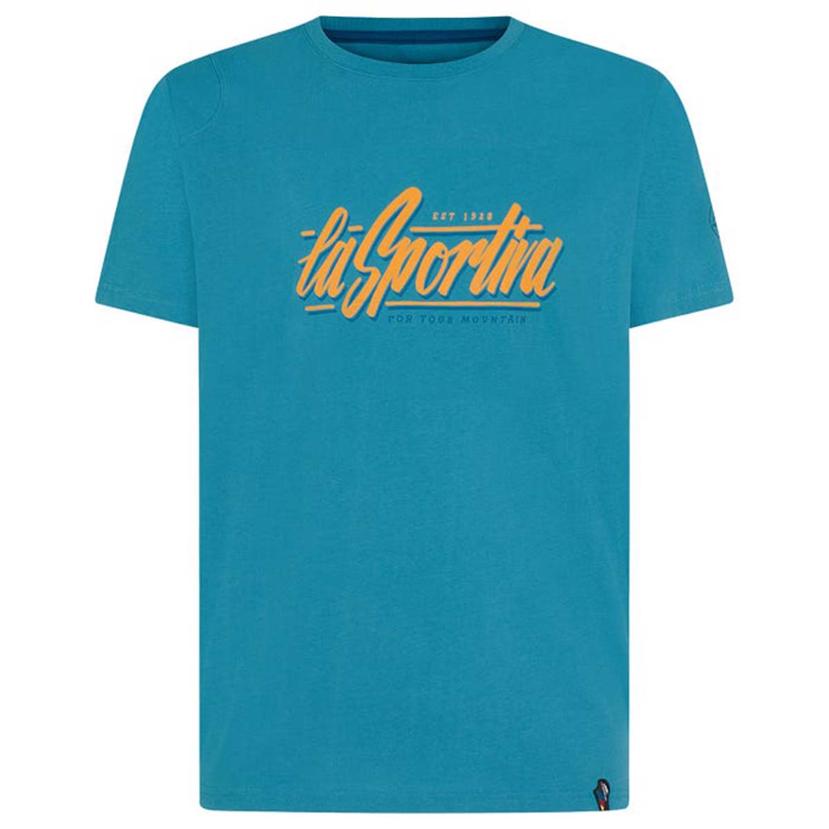 La Sportiva Retro Mens Climbing T-Shirt Blue