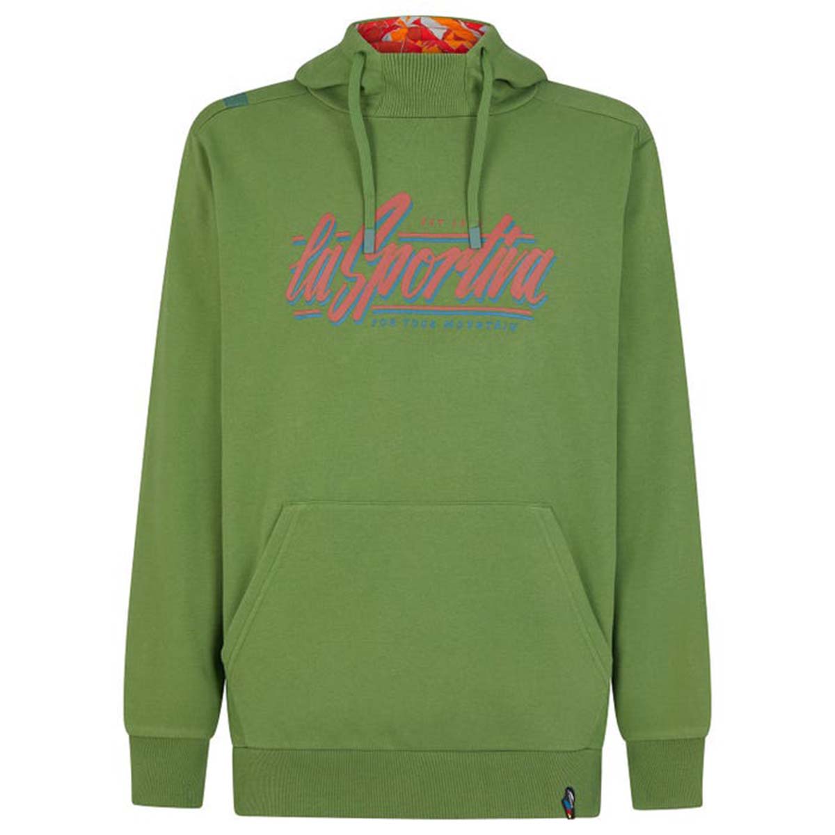 La Sportiva Retro Mens Climbing Hoodie Green