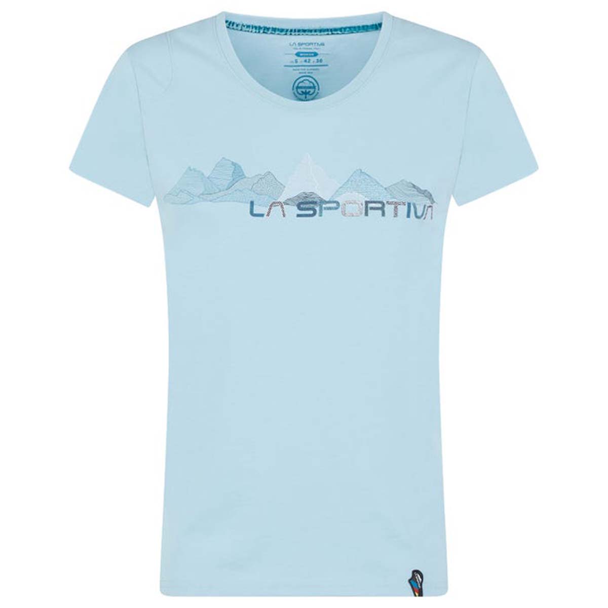 La Sportiva Peaks Womens Climbing T-Shirt Blue
