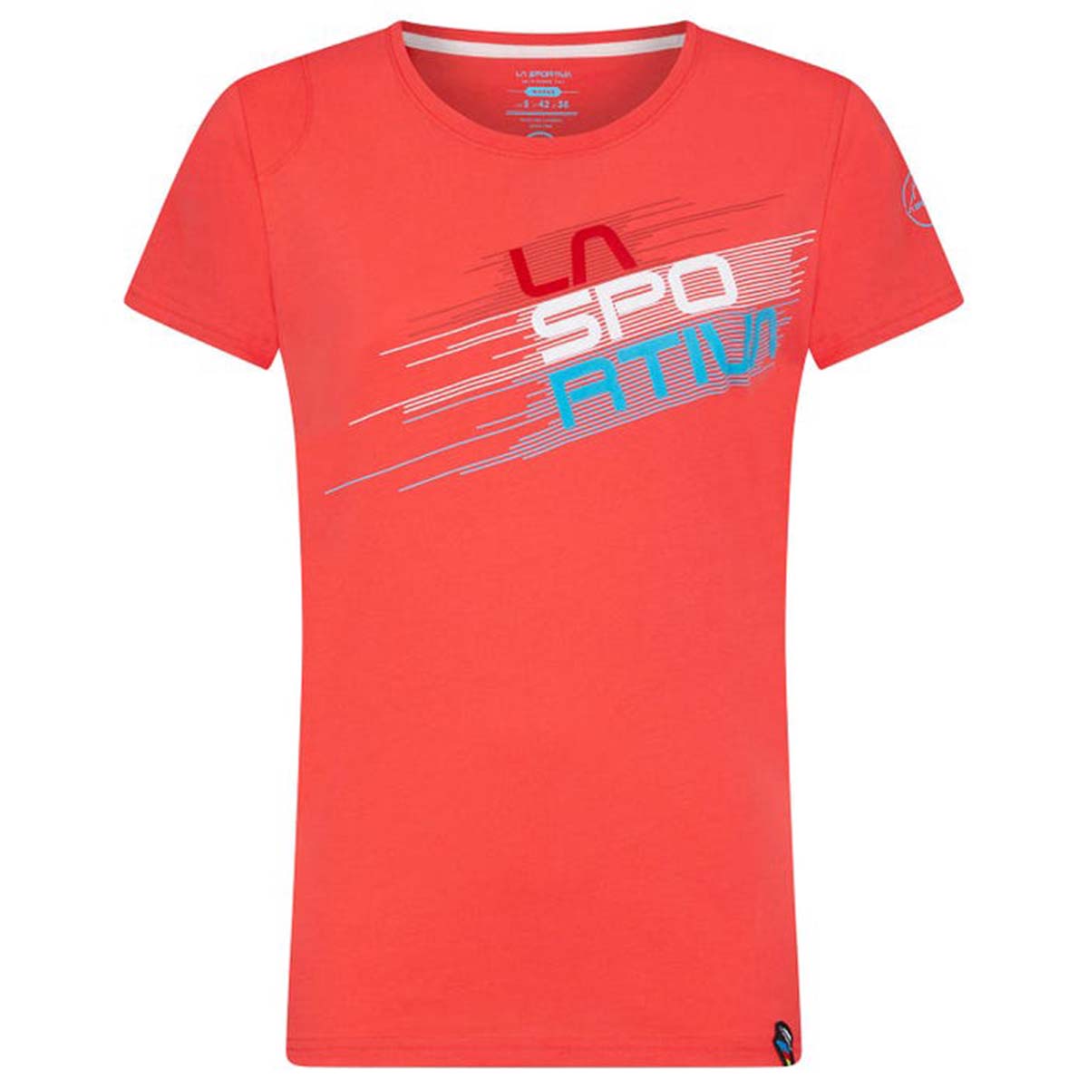 La Sportiva Stripe Evo Womens Climbing T-Shirt Pink