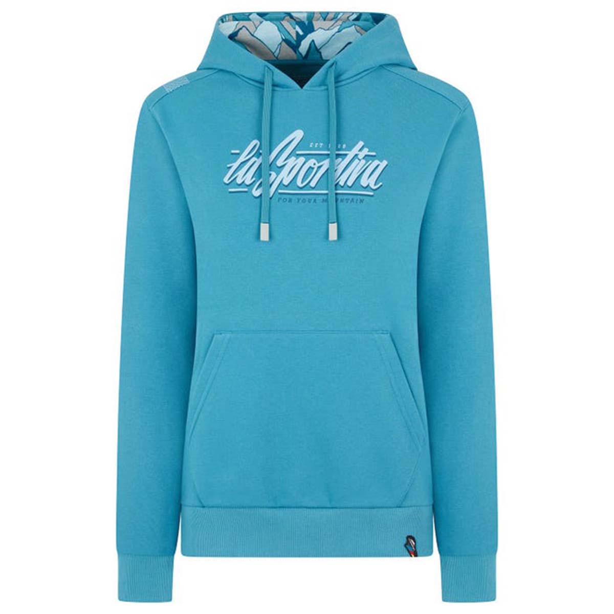 La Sportiva Retro Womens Climbing Hoodie Blue