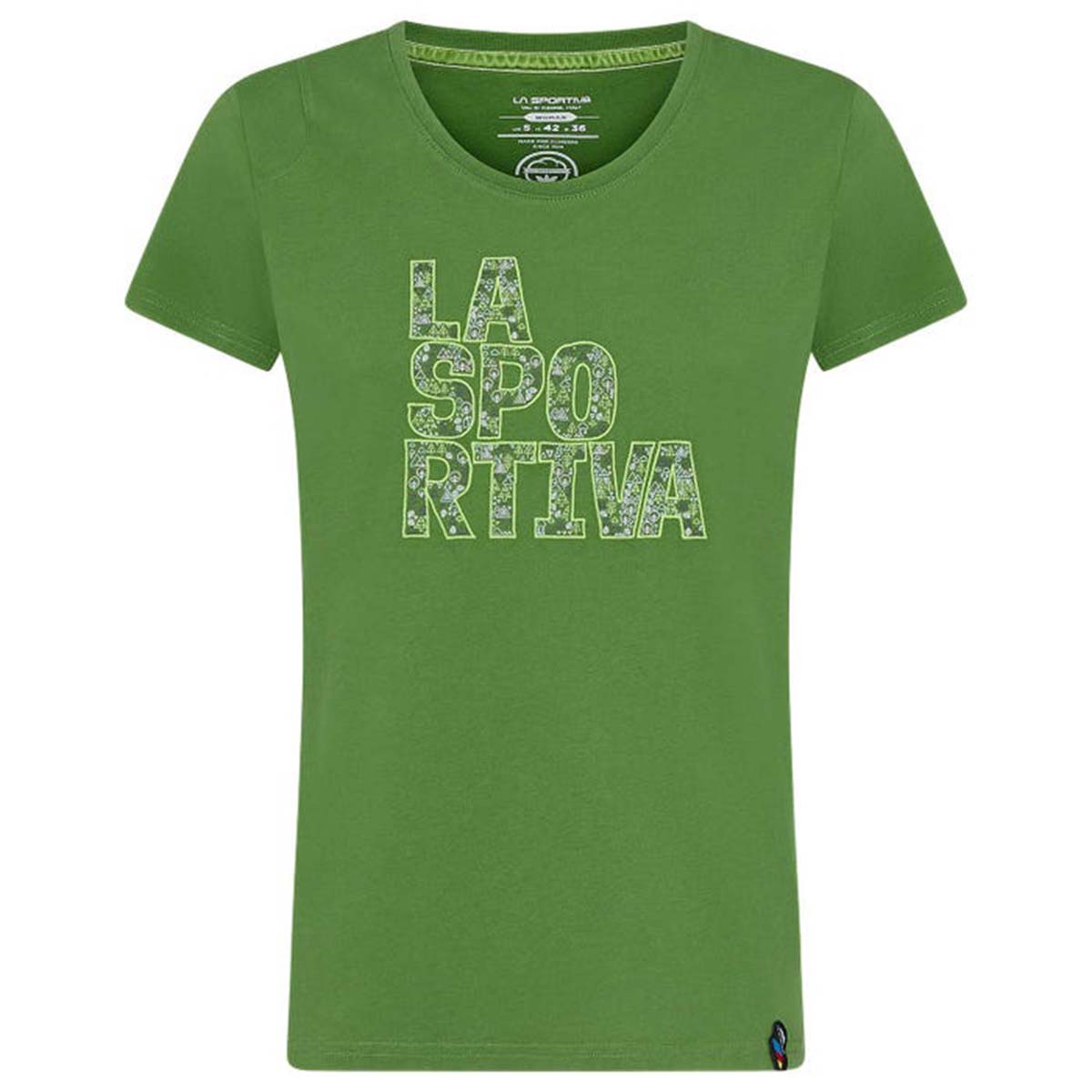 La Sportiva Pattern Womens Climbing T-Shirt Green