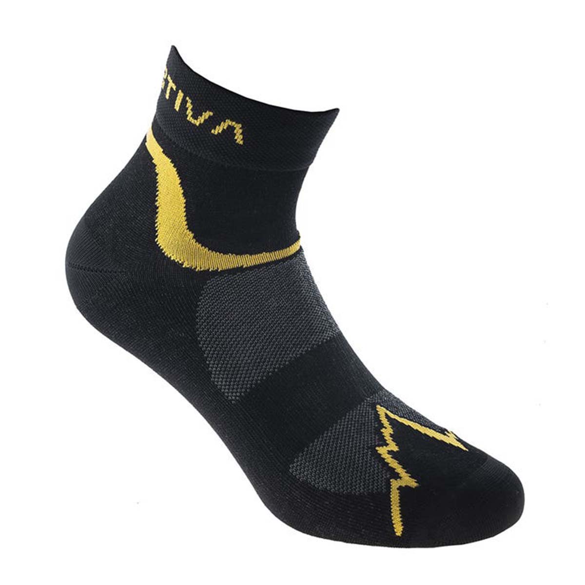 La Sportiva Fast Mens Running Socks Black