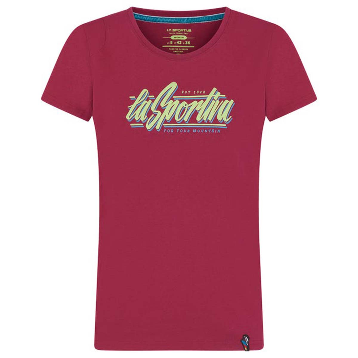 La Sportiva Retro Womens Climbing T-Shirt Purple