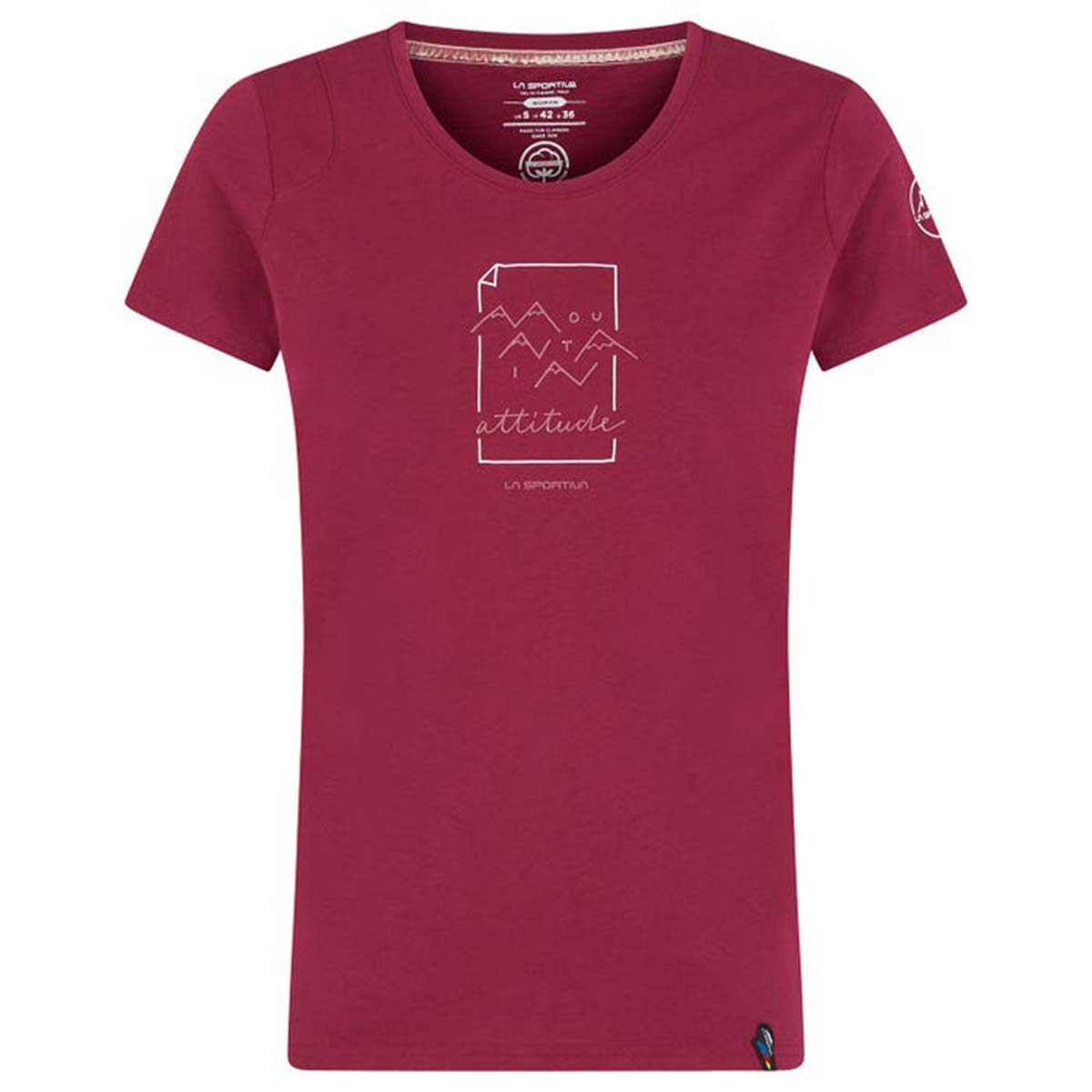 La Sportiva Attitude Womens Climbing T-Shirt Purple