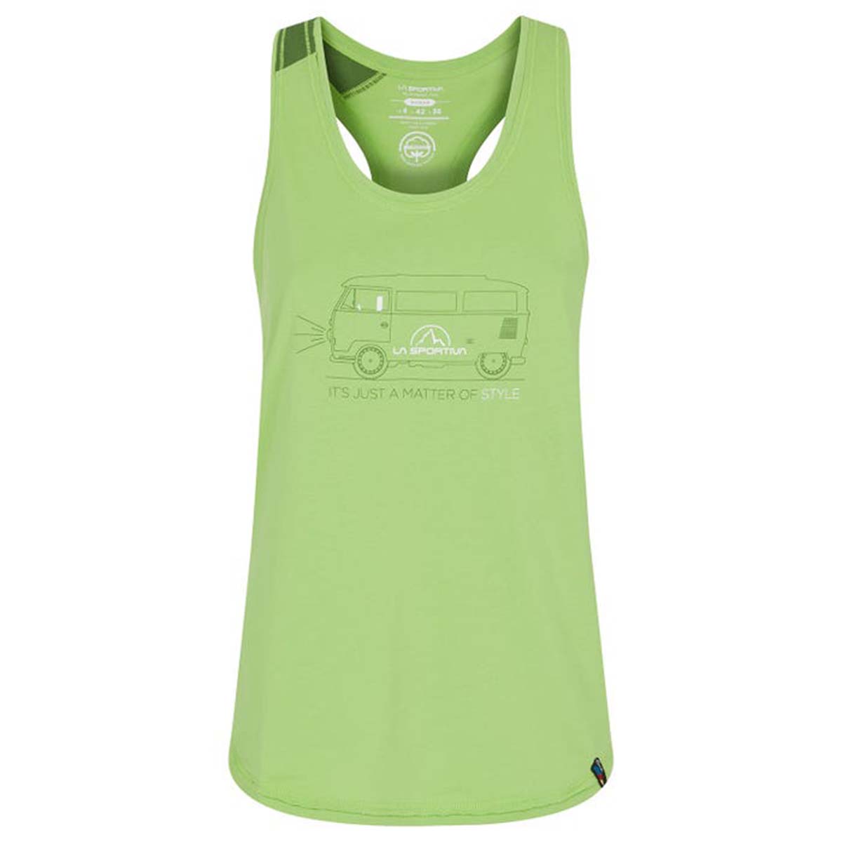 La Sportiva Van Womens Climbing Tank Top Green