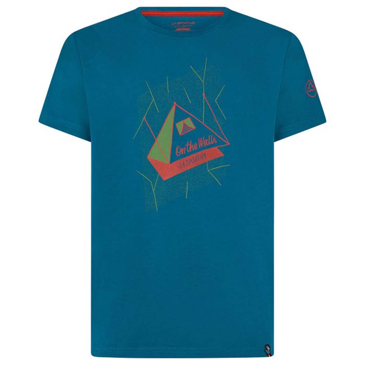 La Sportiva On the Walls Mens Climbing T-Shirt Blue