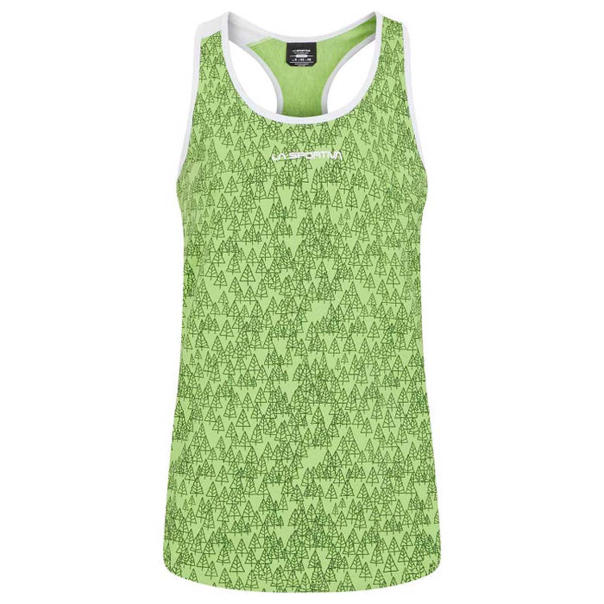 La Sportiva Trees Womens Climbing Tank Top Green