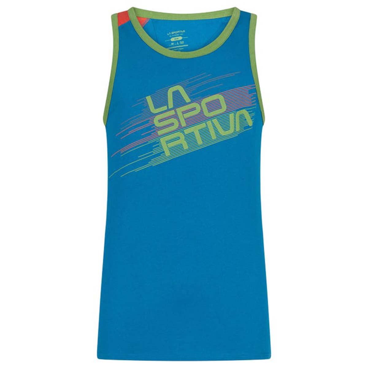 La Sportiva Stripe Mens Climbing Tank Top Blue