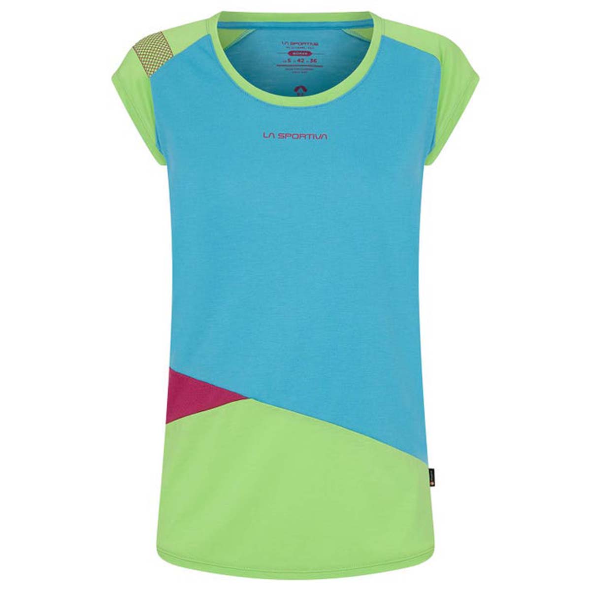 La Sportiva Hold Womens Climbing T-Shirt Blue