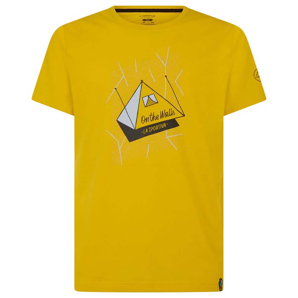 La Sportiva On the Walls Mens Climbing T-Shirt Yellow