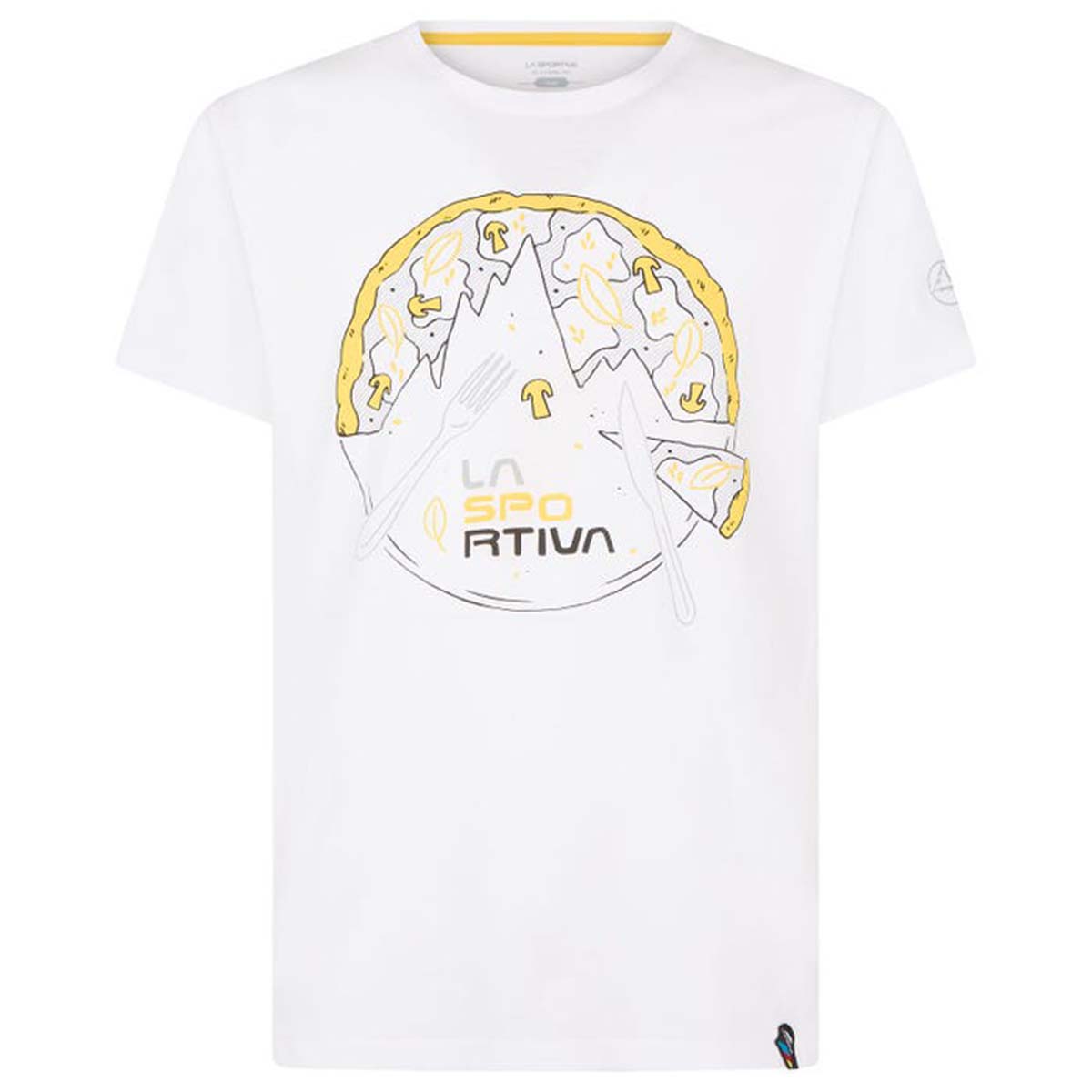La Sportiva Pizza Mens Climbing T-Shirt White