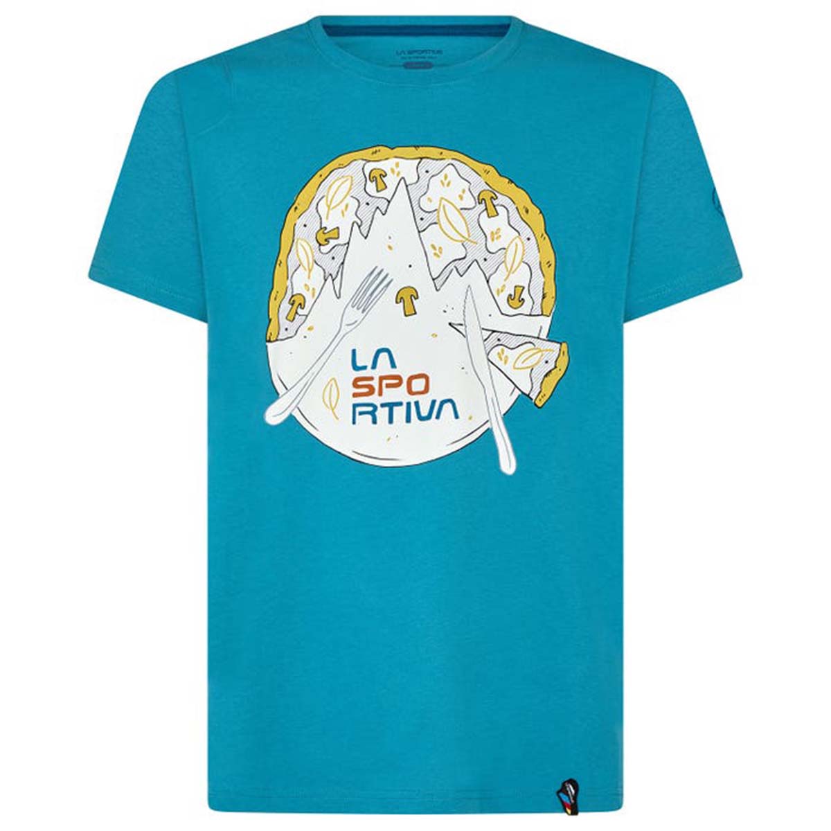 La Sportiva Pizza Mens Climbing T-Shirt Blue