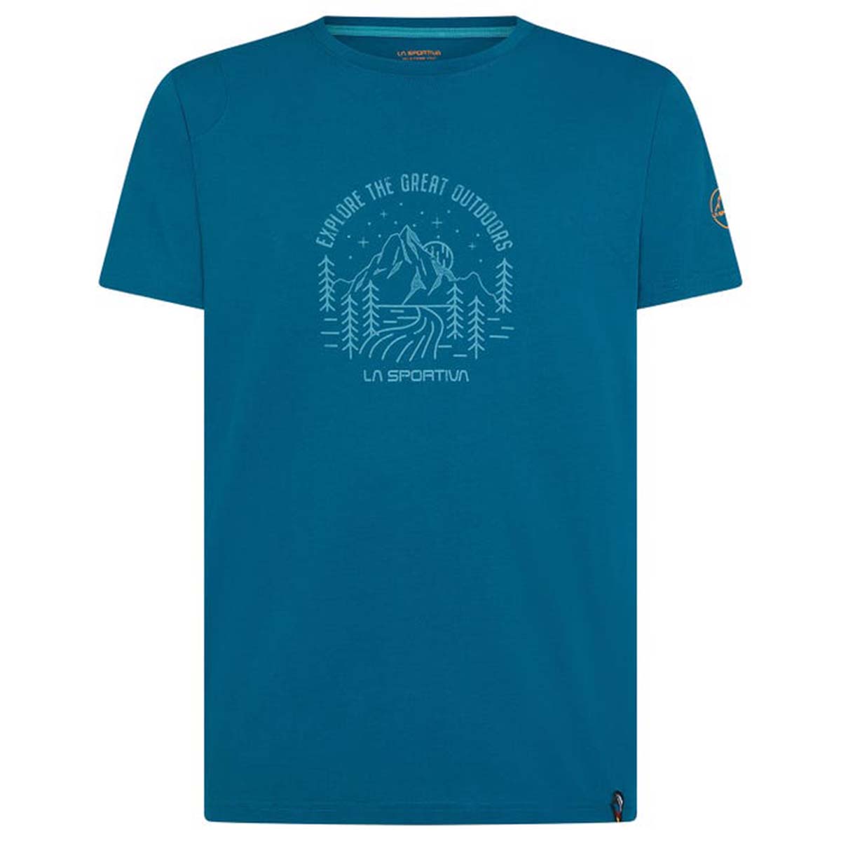 La Sportiva Explorer Mens Climbing T-Shirt Blue