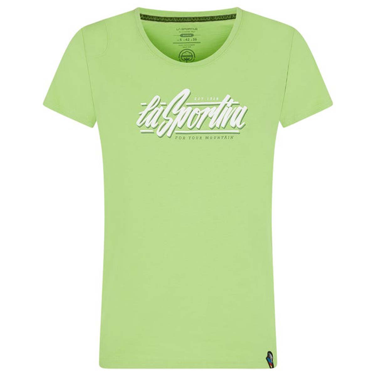 La Sportiva Retro Womens Climbing T-Shirt Green