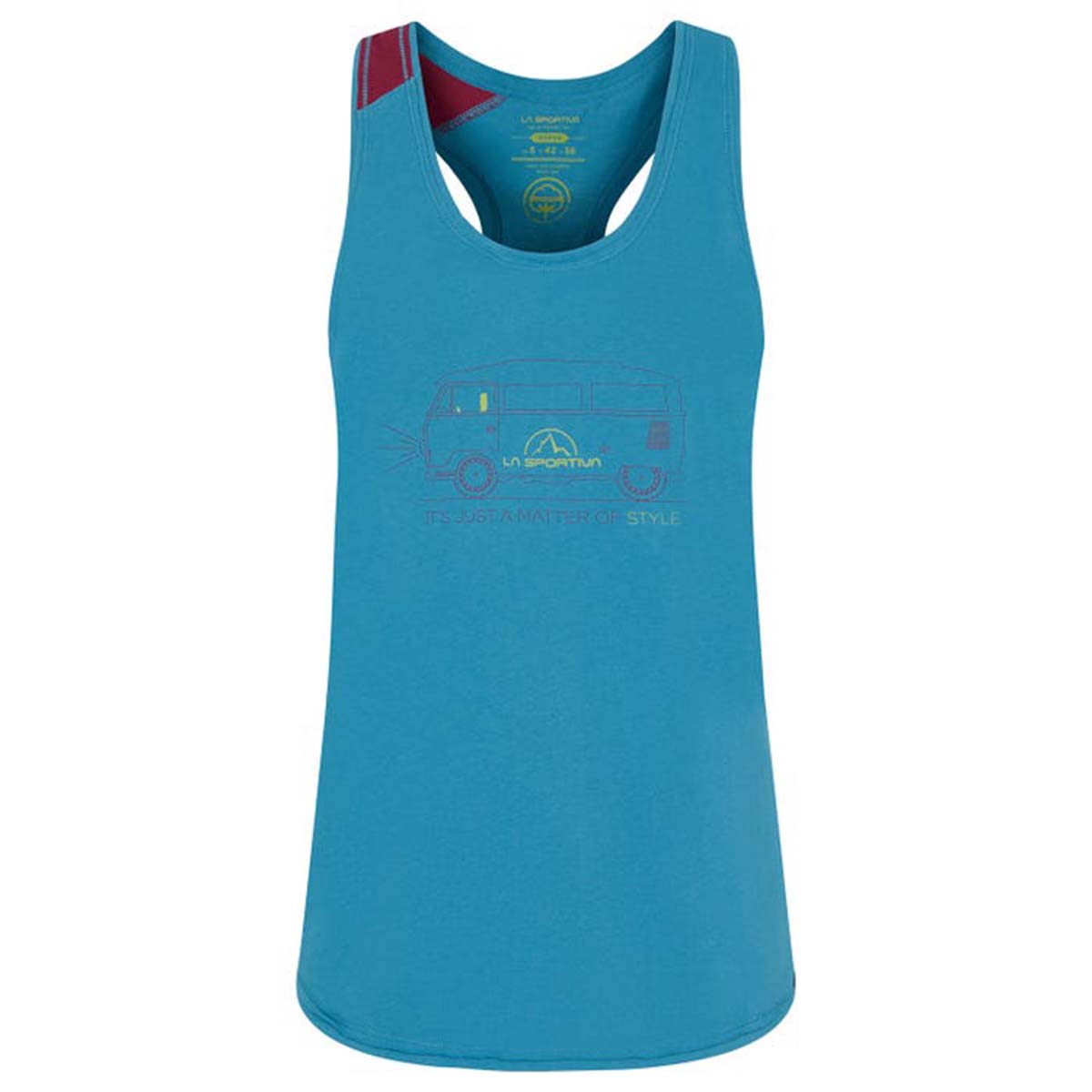La Sportiva Van Womens Climbing Tank Top Blue