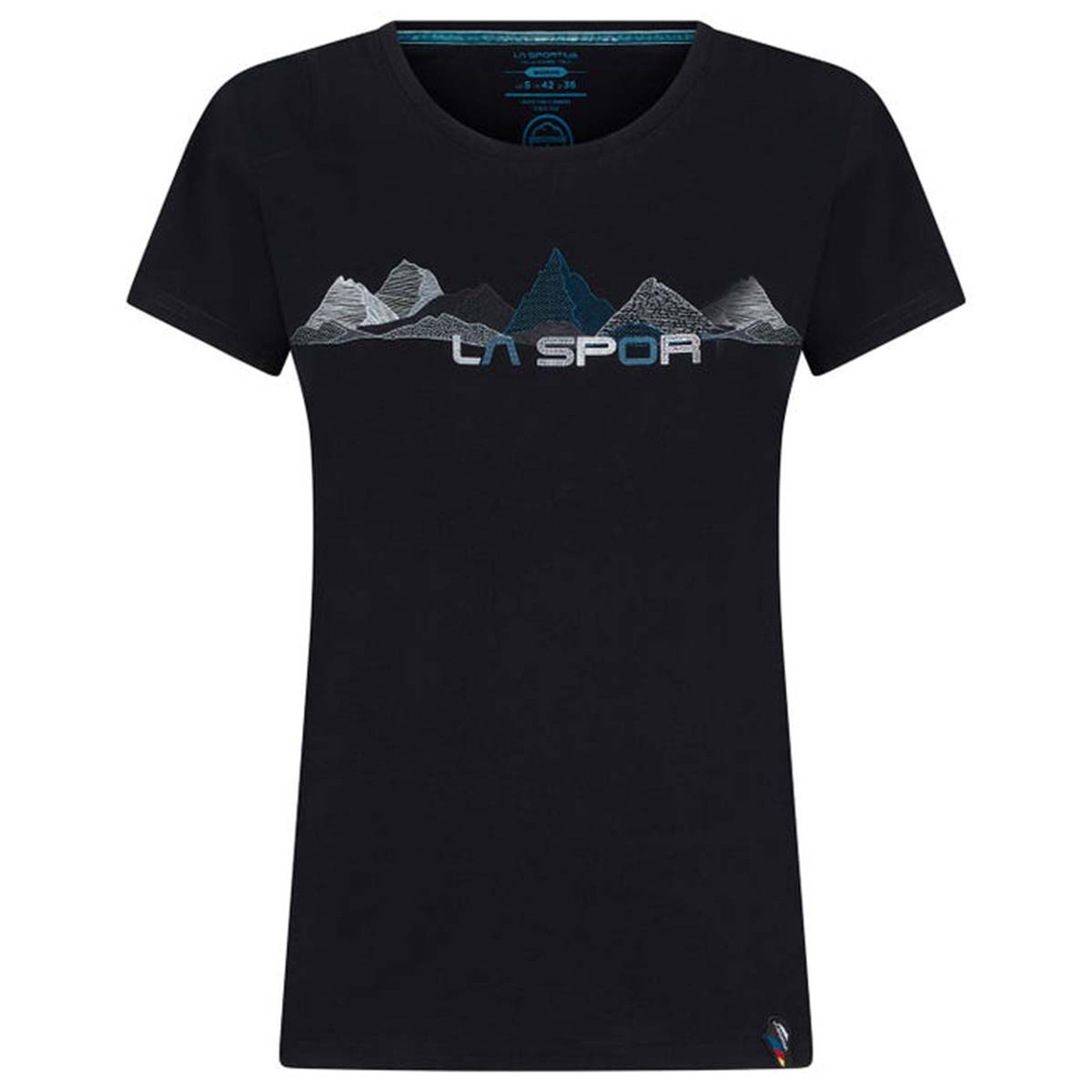 La Sportiva Peaks Womens Climbing T-Shirt Black