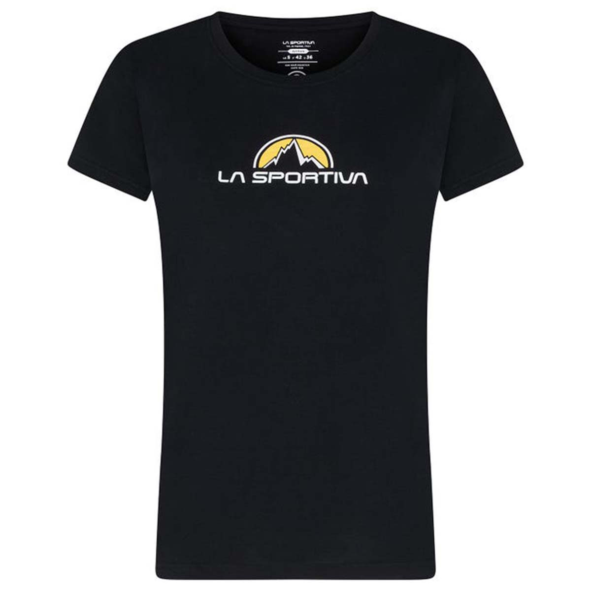 La Sportiva Footstep Womens Climbing Tee Black