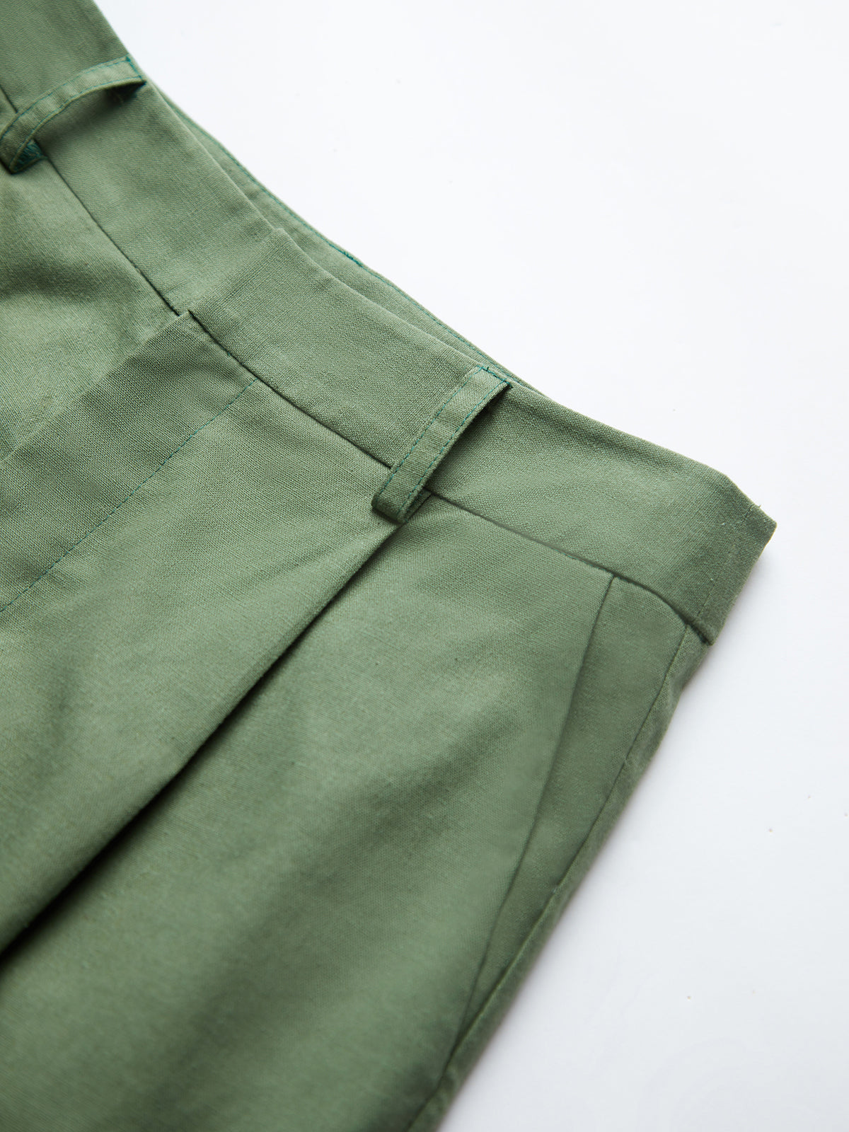 Thecomense - By The Garden Linen Wide Leg Pants