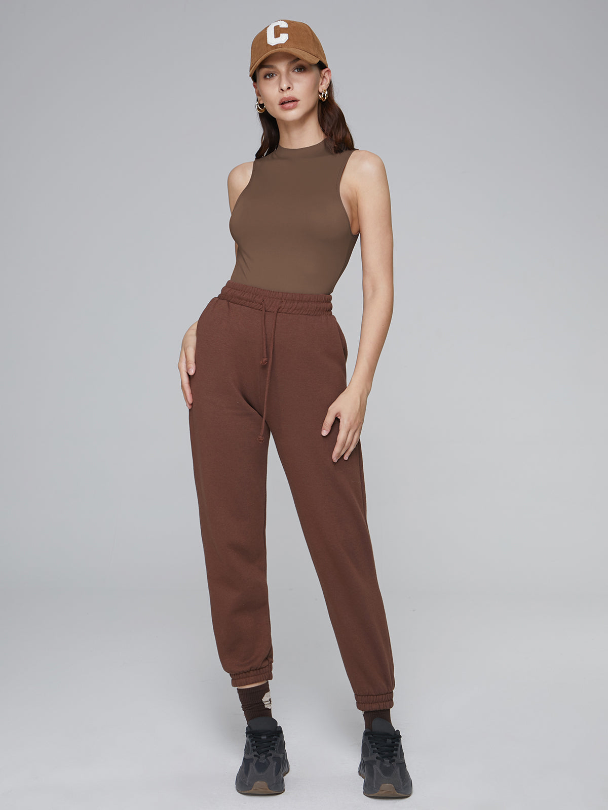 Thecomense - Basic Style Sleeveless Halter Top