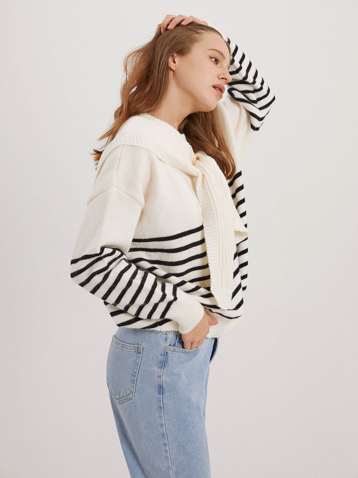 Thecomense - Madamoiselle Striped Sweater