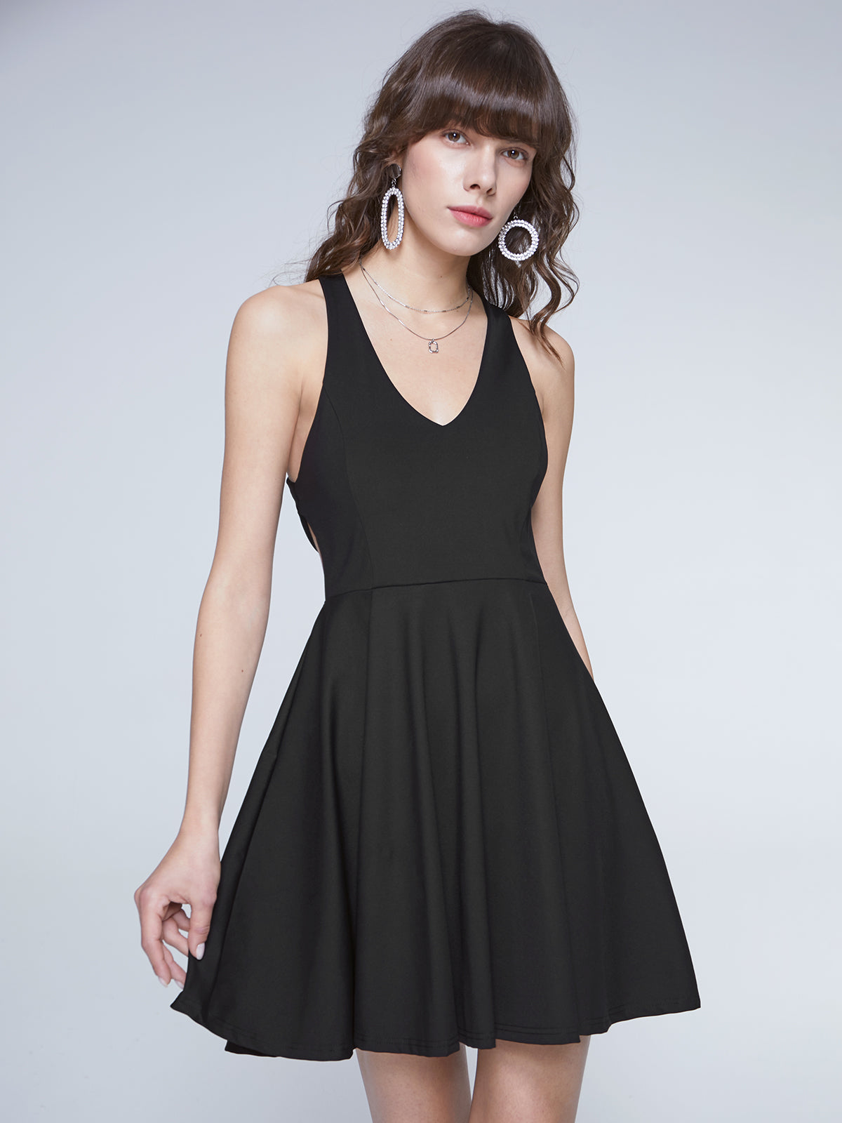 Thecomense - Back Strap Casual Dress