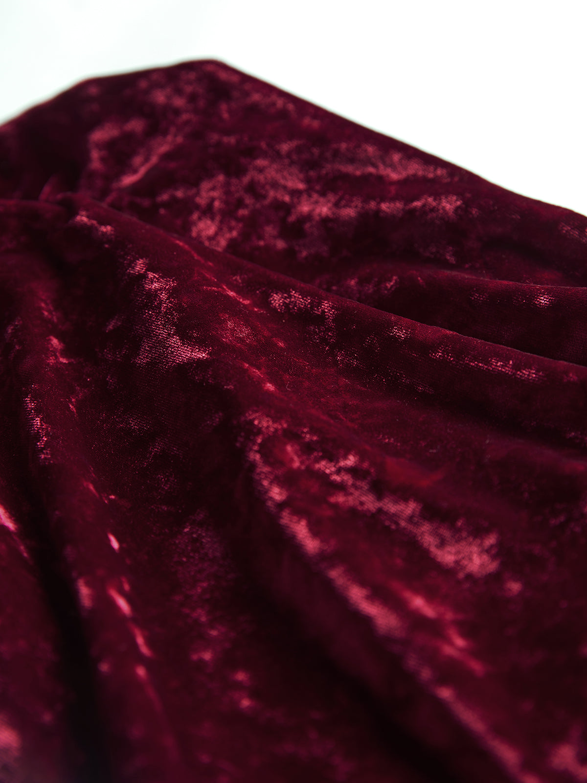 Thecomense - Rouge In Love Velvet Midi Dress