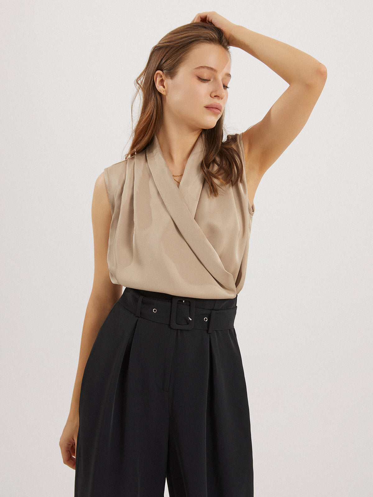 Thecomense - Essential Satin Tank Top