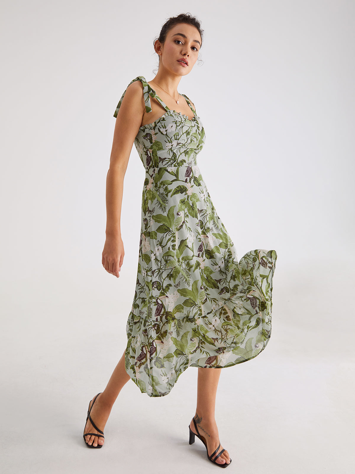 Thecomense - Unheard Whispers Strap Dress