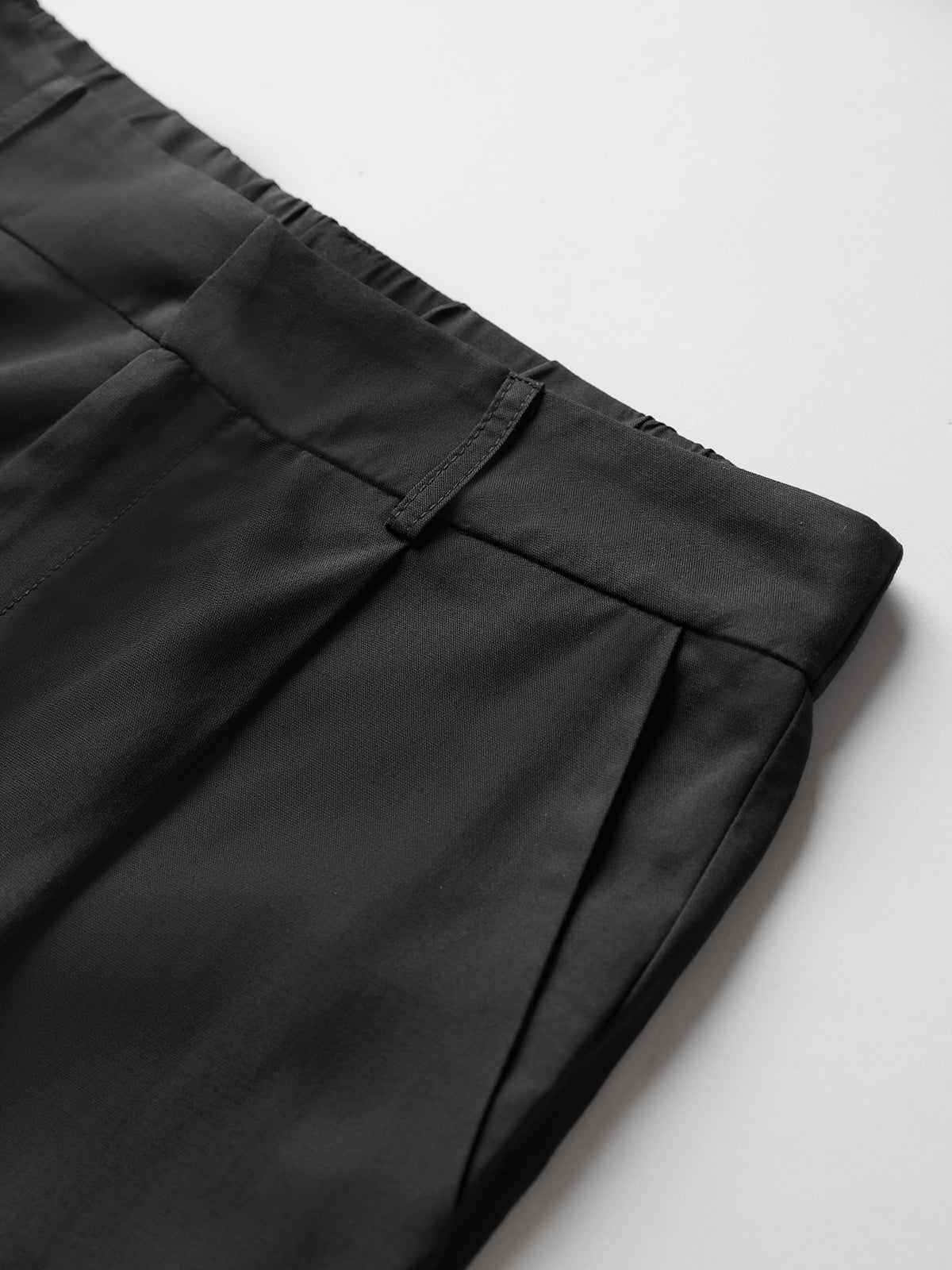 Thecomense - Oversized High Waisted Pleat Front Trousers